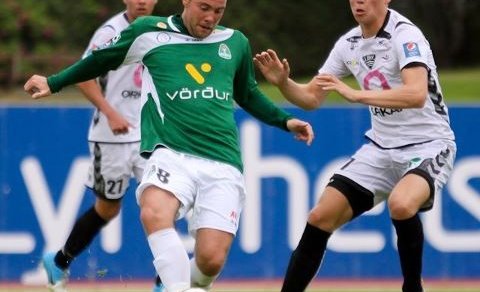 Ben Everson í leik með Breiðablik