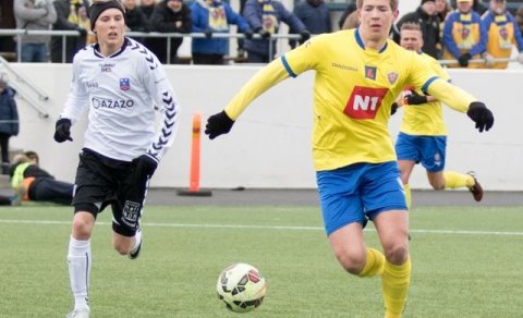 Davíð í leik gegn Álftanesi í sumar. Mynd: Sævar G