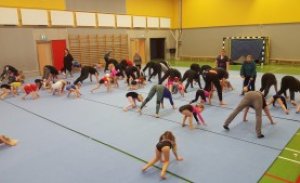 Foreldrar á fullu með krökkunum