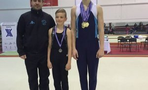 Ögri og Jóhann Gunnar ásamt Jan þjálfara sinum