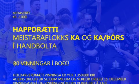 Happadrætti KA og KA/Þór - vinningaskrá