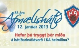Matseðill á afmæli KA