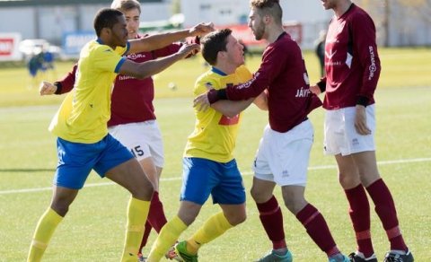 Mönnum var heitt í hamsi