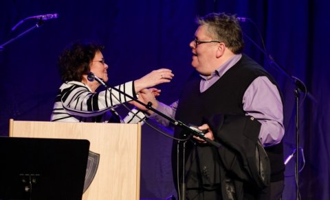 Hrefna og Gunnar á 90 ára afmæli KA í janúar