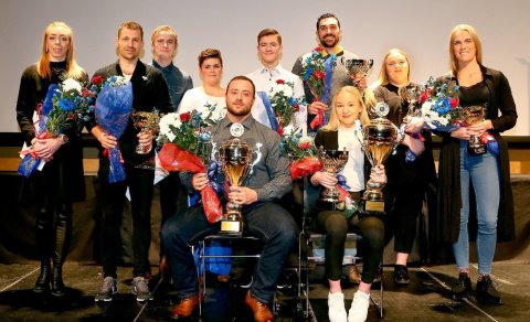 Verðlaunahafar kvöldsins