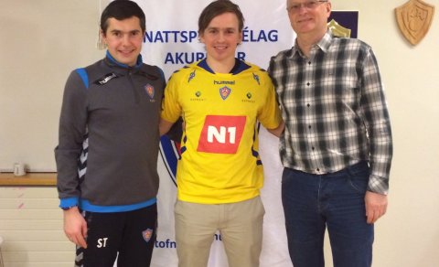 Jóhann og þjálfararnir / KA-Sport