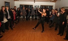 Mikið stuð á konukvöldinu