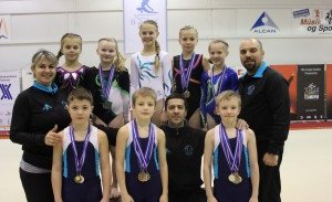 Þrepamót í áhaldafimleikum 1.-5. þrep, úrslit