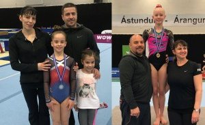 Ragnheiður til vinstri og Martha til hægri