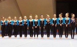 Mynd frá verðlaunaafhendingunni