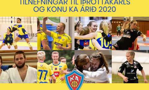 Tilnefningar til íþróttafólks KA árið 2020