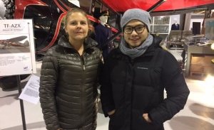 Rut framkvæmdastjóri og James yfirþjálfari Parkour