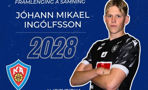 Jóhann Mikael framlengir út 2028