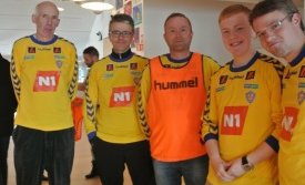 Gunnlaugur og Bjarni Áskels við KA merkið