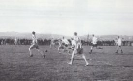 Mynd úr markaleik KA og Þórs í Apríl 1928. Mynd: V.Sigurgeirsson