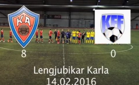 Mörkin úr leik KA og Fjarðarbyggðar