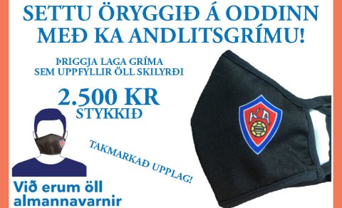 KA andlitsgrímur til sölu!