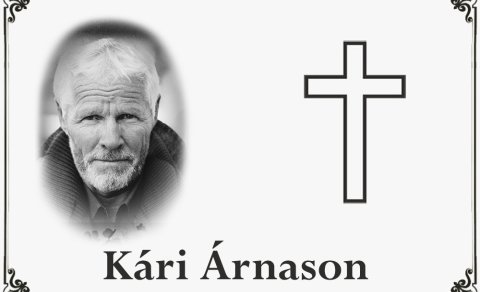 Andlát: Kári Árnason