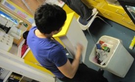 Þegar þrifin stóðu sem hæst!