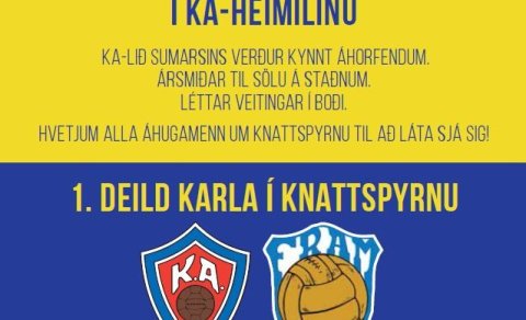 Kynningarkvöld í kvöld - Leikur á laugardaginn