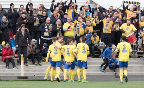 Ævar fagnar fyrsta marki sumarsins