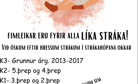 Laus pláss í K-hópa