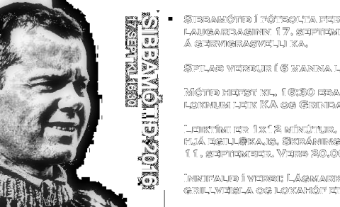 Sibbamótið 17.sept