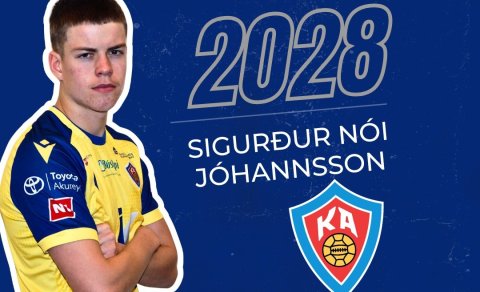 Sigurður Nói skrifar undir út 2028
