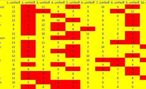 Staðan í getraunum eftir 11. umferðina