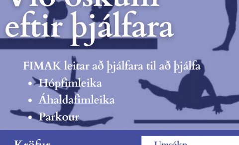 Óskum eftir þjálfurum