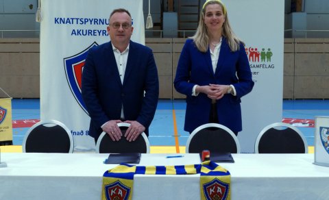 Eiríkur formaður KA og Ásthildur bæjarstjóri