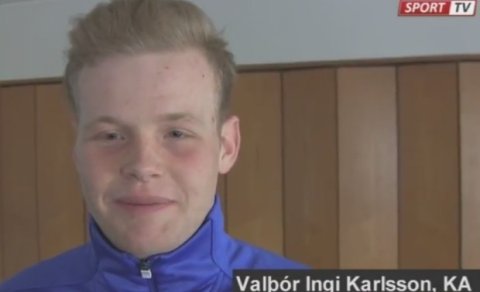 Úrslitaeinvígi KA og HK í beinni útsendingu